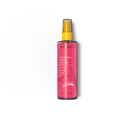 GLITTERAIN - Pink Shimmer Body Spray (Noix de coco) - 150 ml